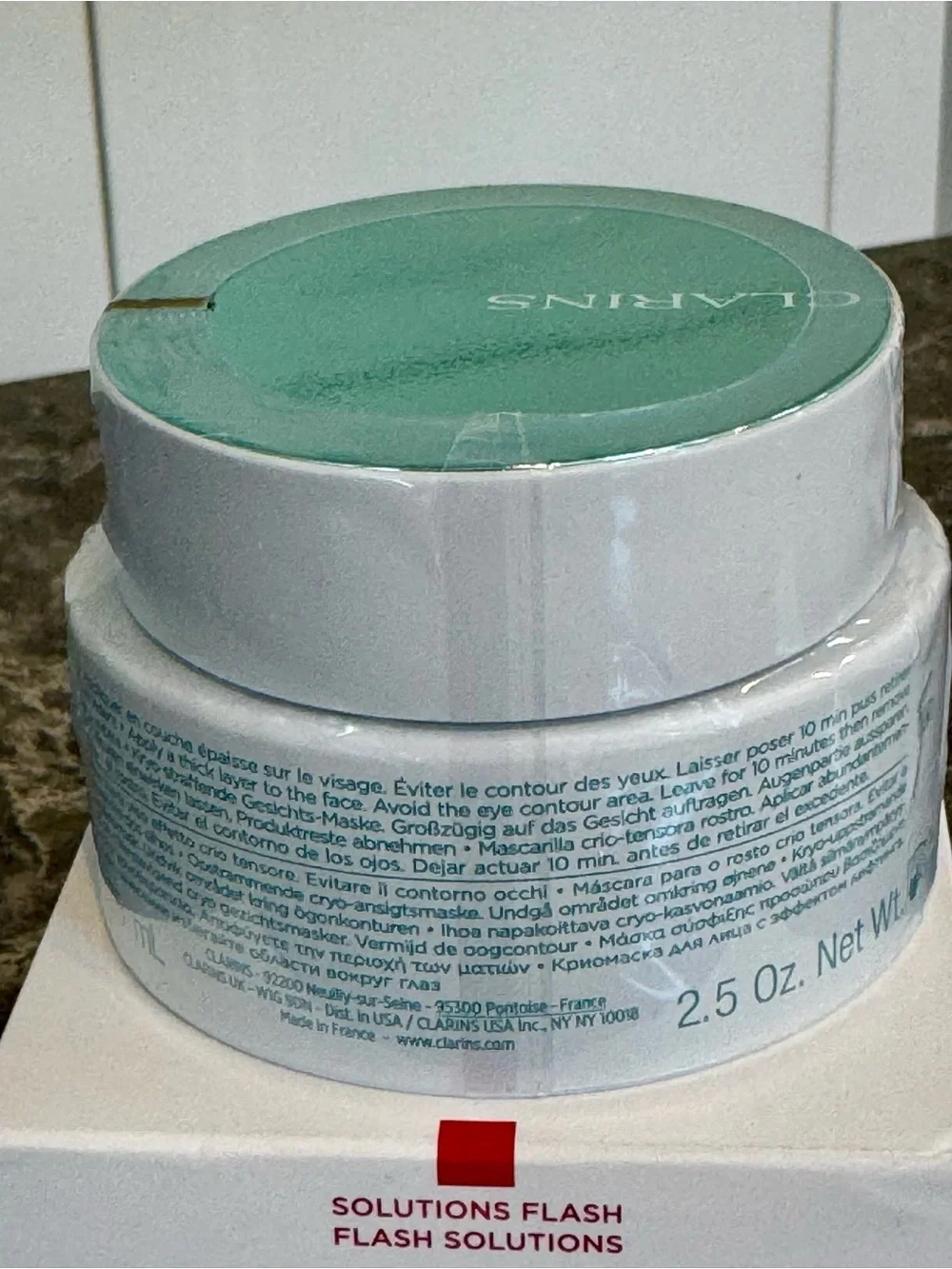 Clarins Cryo-Flash Cream Mask | NIB | Pore Refining & Firming